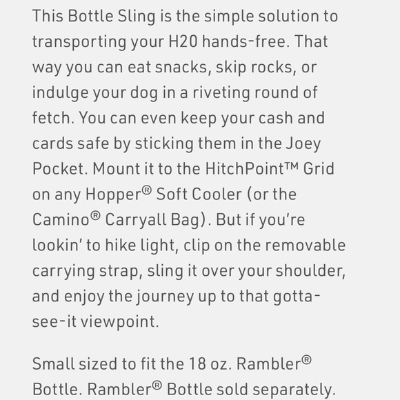 YETI Rambler Bottle Sling Small - Picture 8 of 16